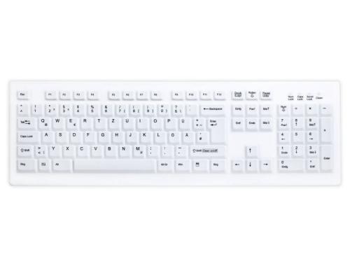 Active Key desinfizierbare Tastatur, weiss USB 2.4Ghz, mit Wechselmembrane