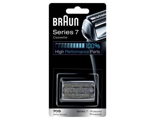 Braun Scherteile Kassette 70S für Series 7 Scherblatt mit Klingenblock silber