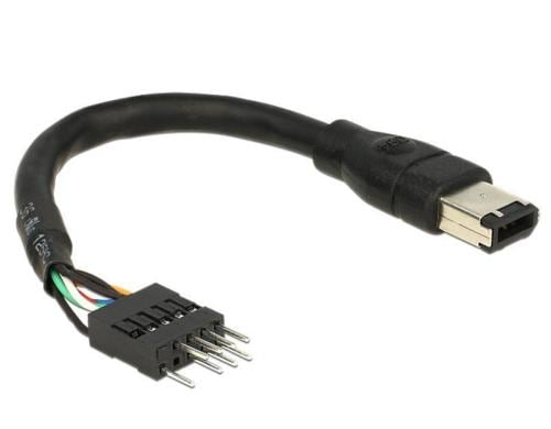FireWire IEEE 1394A Pfostenstecker 6Pin 400Mbps intern am Mainboard