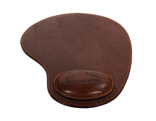 Alpenleder Mausmatte Salem 20x24cm, brandy