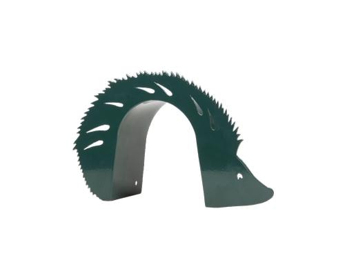Esschert Design Igeltor aus Eisen, grün L 22,8 x T 6,1 x H 13
