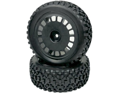 Absima 1:10 Buggy Räderset Maxi Block vorne schwarz (2)