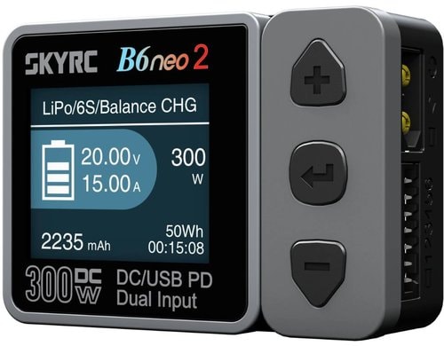 SkyRC B6neo 2 DC Ladegerät grau LiPo 1-6S 15A 300W
