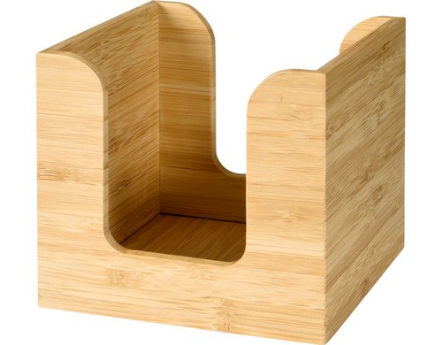 Duni Serviettenständer Bamboo 50 11x11cm, für ca. 50 Stk. Servietten