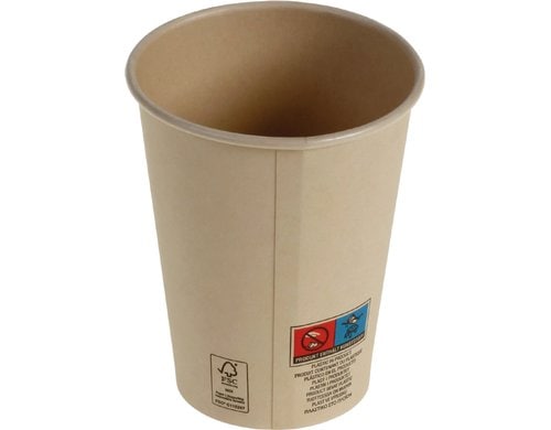 belesse nature Bambuskartonbecher 3dl 50 Stk, Ø90mm, naturbelassen, PLA SUP
