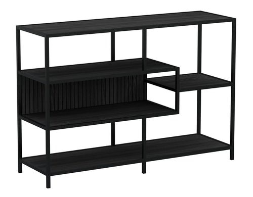 AC Design Regal Seaford offen Schwarz Metall/Melamin, (WxDxH): 114x35x78 cm