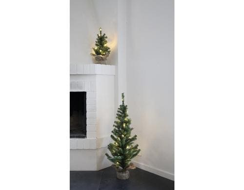 Star Trading LED Weihnachtsbaum Toppy 60cm 20 LED, Bat: 3xAA m Timer, LxH: 32x60cm