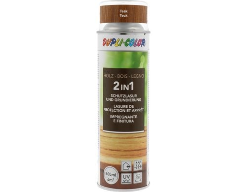 DUPLI-COLOR, Holzschutzlasur Teak, 500 ml 500 ML