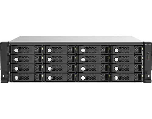 QNAP 16-bay 3U Rackmount SAS 12Gbps JBOD Erweiterungseinheit, redundantes Netzteil