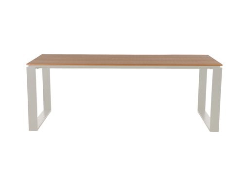 Gartentisch MARTINUS 210x100x75cm - Grau,Teak