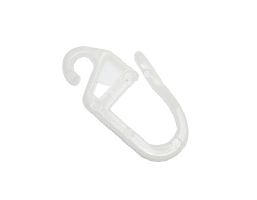 Gardinia Faltenlegehaken, roh-weiss Polyoxymethylen, Ø Öse 4 mm