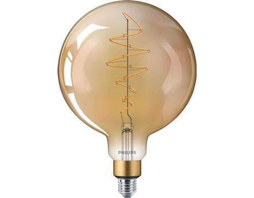 Philips LED Giant 40W E27 G200 470lm 2000K DIM, Gold Tönung