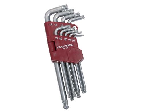 Kraftwerk 3608 Kugel-TX-Stiftschlüssel-Satz Kugel-TX-Stiftschlüssel-Satz T10-T50
