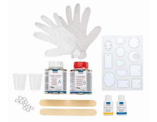 Glorex Crystal-Giessharz Starter-Set LowTemp