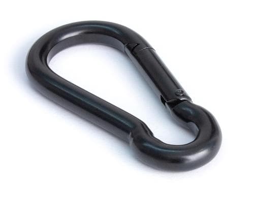 Karabinerhaken Ø 10x100mm Blackline à 1 Stk.