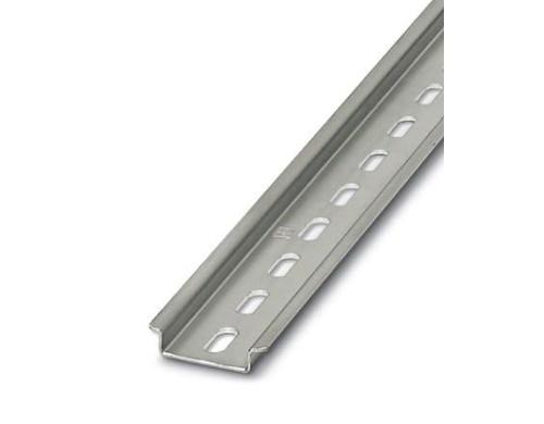 Tragschiene 500mm gelocht 35/7.5 stahl verzinkt, silber