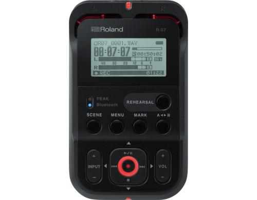 Roland R-07, schwarz Audio Recorder, schwarz