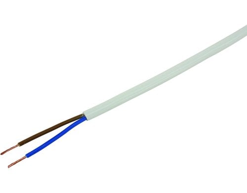 Installationskabel TD 2x0.75mm2 weiss, 20m