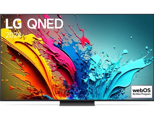 LG TV 86QNED86T6A, 86 LED-TV, UHD QNED, 120Hz, Slim Design 29mm, 1-pole