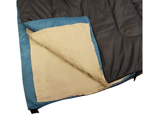 Deckenschlafsack Inlett 100 Baumwolle, beige/braun