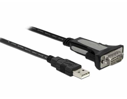 Delock Adapter USB-A zu Seriell DB9 RS-232 4 m, schwarz