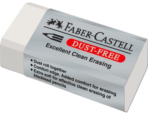 FABER-CASTELL DUST-FREE Radierer weiss