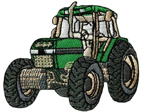 Monoquick Aufbügelbild Basic Traktor, grün