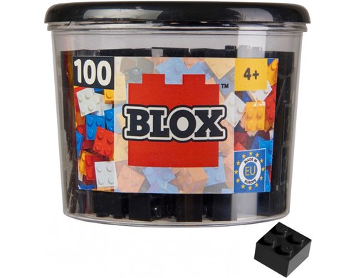 BLOX 100 schwarze 4er Steine in Dose