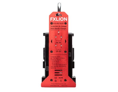 Fxlion 2 CH Automatic Voltage Charger 16.8V / 29.4V - V-Mount