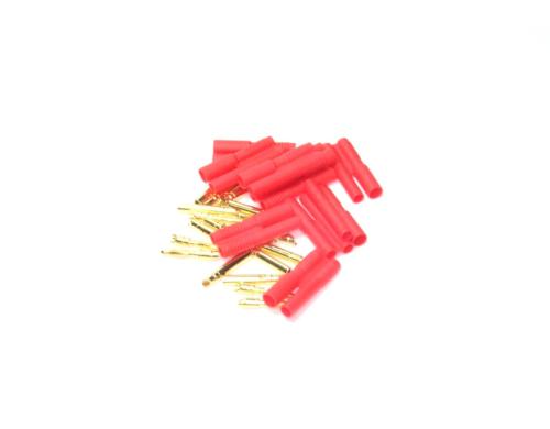 EP 2mm Gold Stecker / Buchse mit Gehäuse