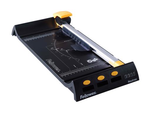 Fellowes Rollenschneidemaschine Neutron A4 12, bis 10 Blatt, SafeCut Schneidekasetten