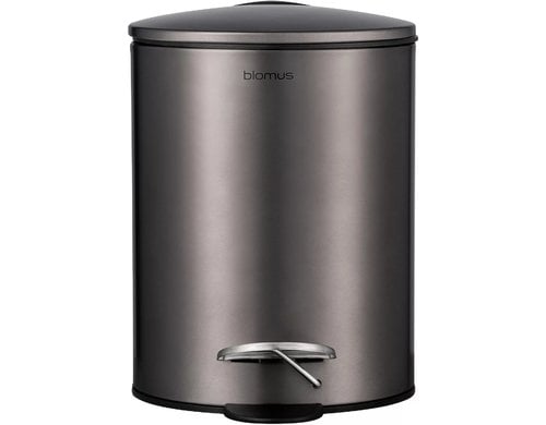 Blomus Treteimer TUBO 3 Liter, Burned Metal