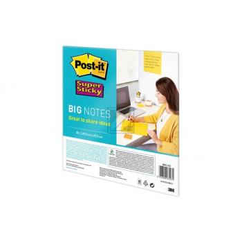 3M Post-it Big Notes Super Sticky gelb 1 Block à 30 Blatt, 279 mm x 279 mm