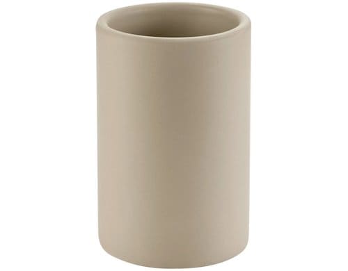 Diaqua Zahnputzbecher Zylo Keramik, Ø 7.2 X 11 cm, Beige