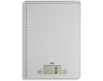 ADE digitale Waage Bridget silber mit Zentimetermass