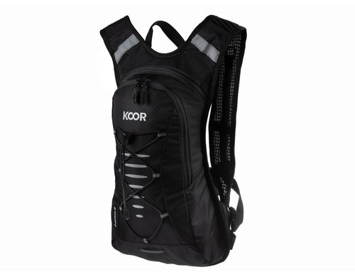 KOOR Bike-Rucksack 6L schwarz 47x27x12cm, 6L, schwarz