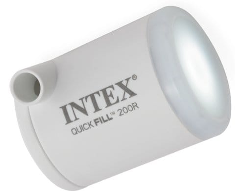 Intex Luftpumpe Quick-Fill USB200 mit Lampe wiederaufladbar, 3.5V 2AH Ni-MH, In&Outdoor