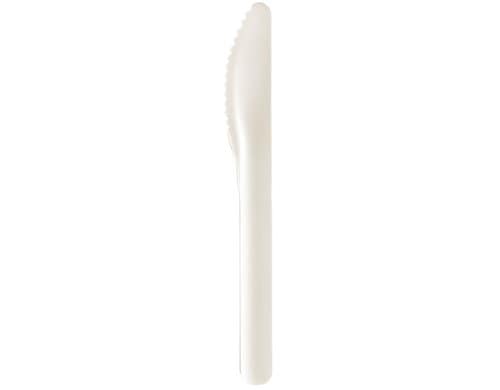 Biopak Messer Pluma, weiss, 16.5cm 100 Stk.