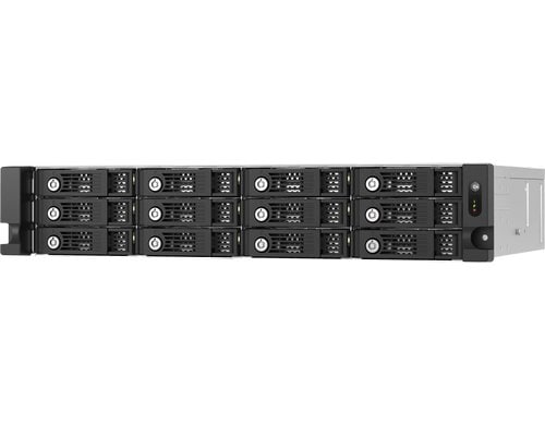 QNAP 12-bay 2U Rackmount SATA 6Gbps JBOD Erweiterungseinheit, redundantes Netzteil