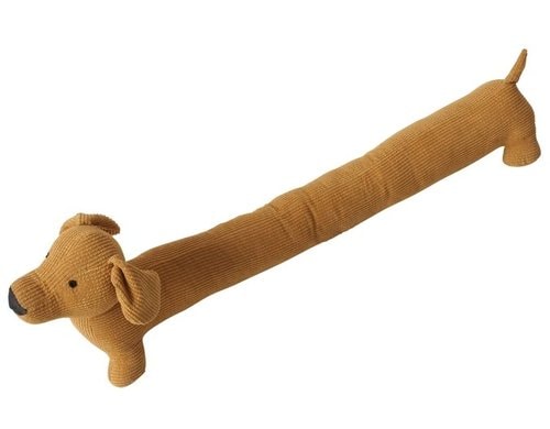 Boltze Zugluftstopper Kalle Polyester/Sand/Baumwolle, 84x14.5x24.5cm