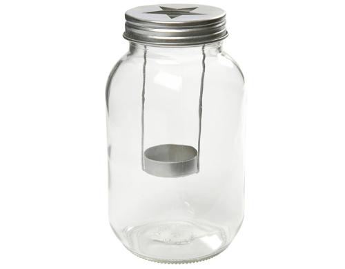 Creativ Company Kerzenglas 1 Stück, 10 x 18 cm