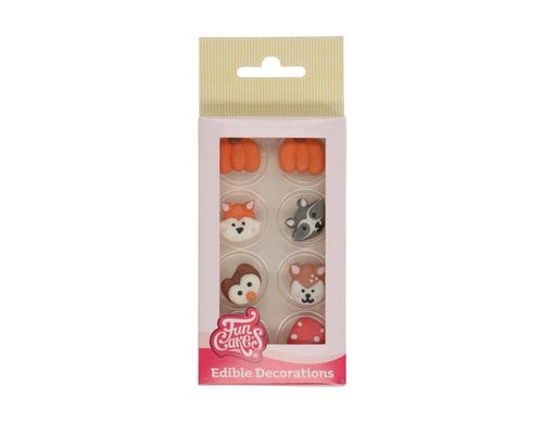 FunCakes Zucker Waldtiere 8 Stück