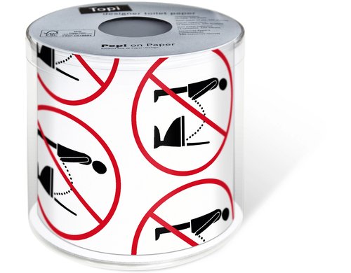 Paper + Design Toilettenpapier Stop it 0.1x22m, 200 Blatt FSC