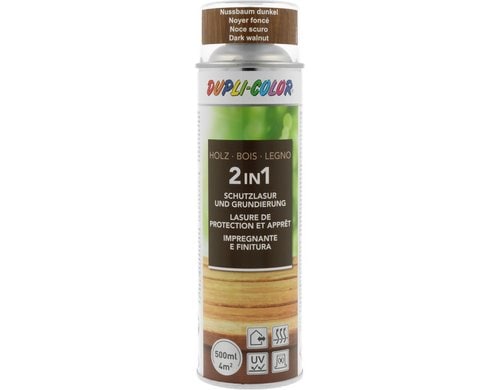 DUPLI-COLOR, Holzschutzlasur Nussbaum dunke 500 ML