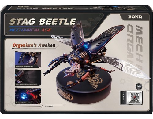 ROKR Mechanischer Hornvogel Detailreiches Steampunk-Modell