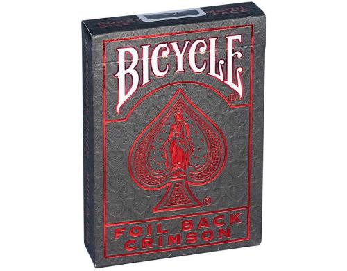 Bicycle Metalluxe Red Pokerkarten