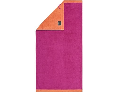 Cawö Duschtuch Lifestyle Splash 70 x 140 cm, Pink/Mandarine