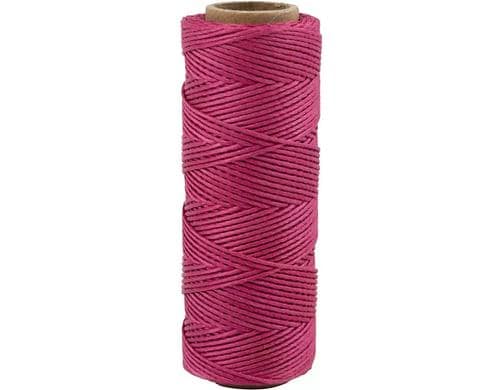Creativ Company Bambuskordel 1 mm Dunkelpink, L 65m, D 1mm, 1 Rolle