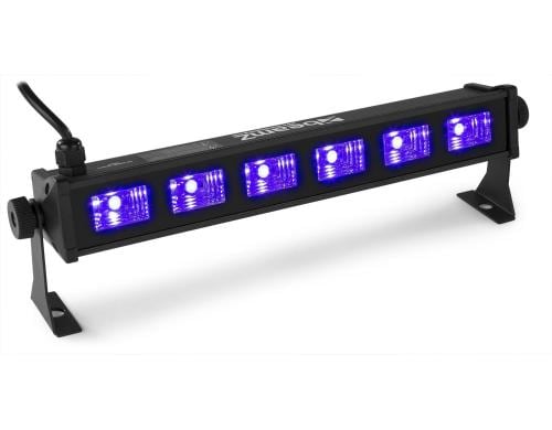 BeamZ BUV63 LED Bar, 6x 3W, UV