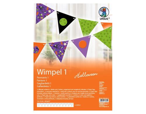 URSUS Halloween Deko Wimpel 12 Wimpel